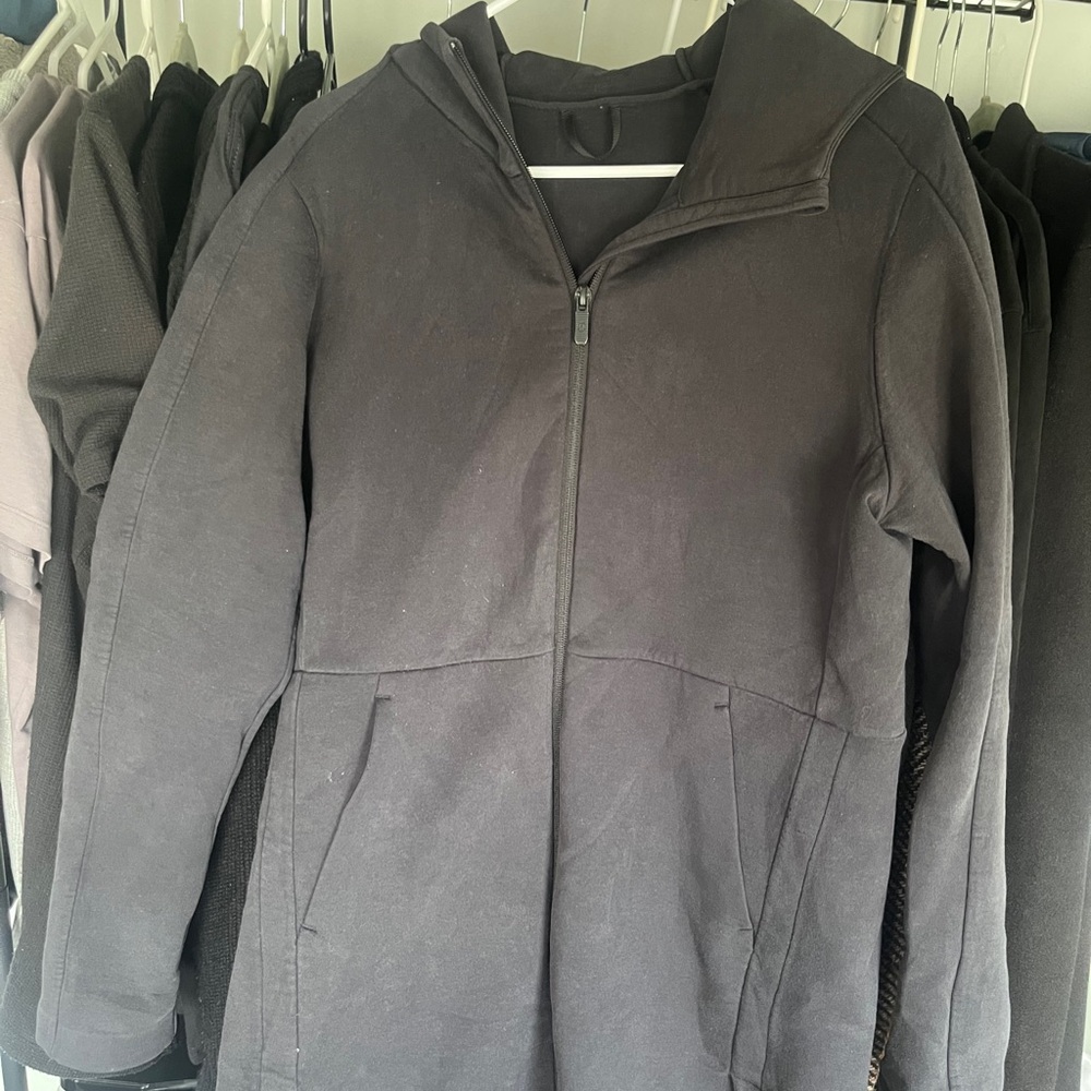 Lululemon Black Hooded Zip-Up Jacket